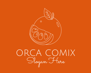 Fresh - Fresh Orange Fruit logo design