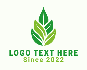 Green - Organic Leaf Essence logo design