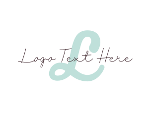 Letter Gh - Elegant Script Beauty logo design
