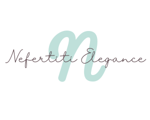 Elegant Script Beauty logo design