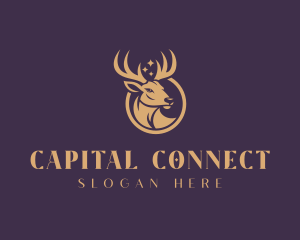 Wildlife Conservation Deer logo design