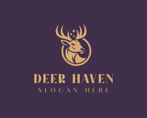 Wildlife Conservation Deer logo design