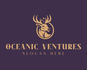 Wildlife Conservation Deer logo design