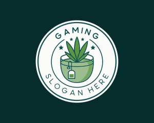 Cannabis - Cannabis Hemp Tea logo design