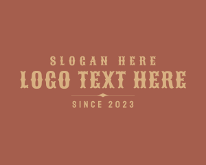 Business - Minimalist Western Business logo design