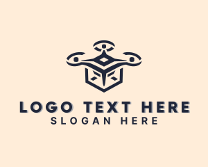 Videography - Aerial Drone Copter logo design