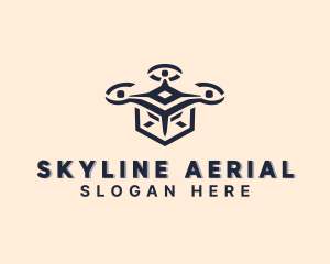 Aerial - Aerial Drone Copter logo design
