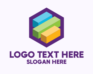 Simple - 3D Tech Planning logo design