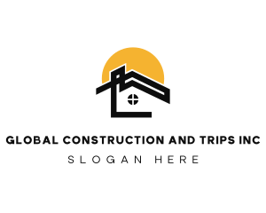 Home Repair - Residential Home Accommodation logo design