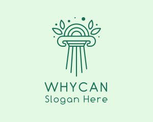 Elegant Natural Column Logo