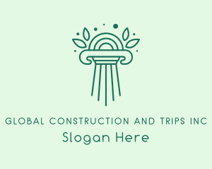 Natural - Elegant Natural Column logo design