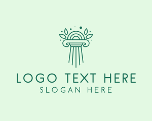 Professional - Elegant Natural Column logo design