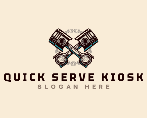 Piston Engine Maintenance logo design