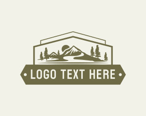 Nature - Nature Mountain Landscape logo design