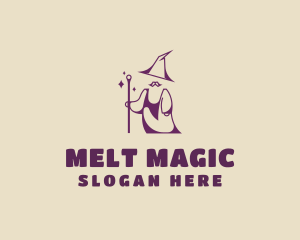 Magical Wizard Moustache logo design