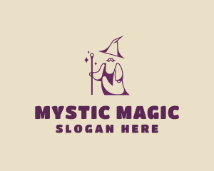 Wizardry - Magical Wizard Moustache logo design