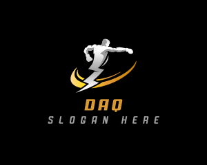 Dash - Lightning  Athlete Boxer logo design