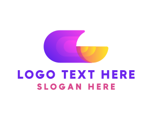 Colorful 3D Creative Agency Logo