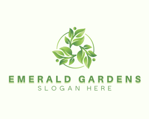 Botanical Leaf Spa  logo design