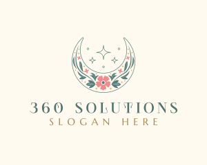 Floral Celestial Boutique logo design