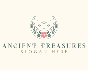 Floral Celestial Boutique logo design