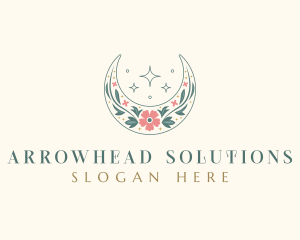 Floral Celestial Boutique logo design