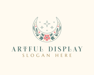 Floral Celestial Boutique logo design