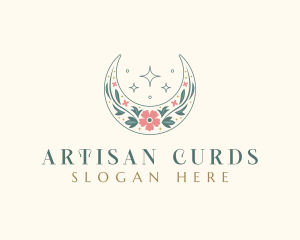 Floral Celestial Boutique logo design