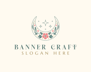 Floral Celestial Boutique logo design