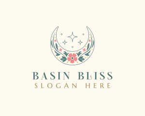 Floral Celestial Boutique logo design