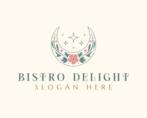 Floral Celestial Boutique logo design