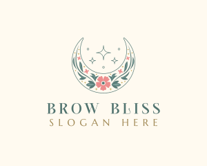 Floral Celestial Boutique logo design