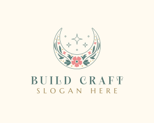 Floral Celestial Boutique logo design