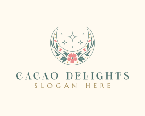 Floral Celestial Boutique logo design