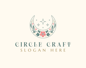 Floral Celestial Boutique logo design