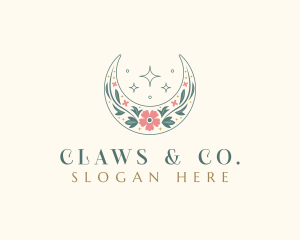 Floral Celestial Boutique logo design