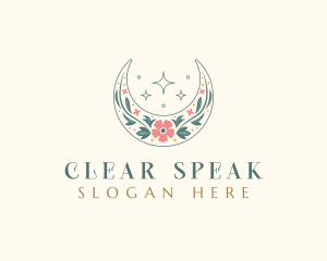 Floral Celestial Boutique logo design