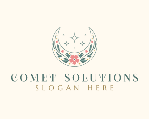 Floral Celestial Boutique logo design