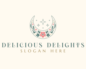 Floral Celestial Boutique logo design