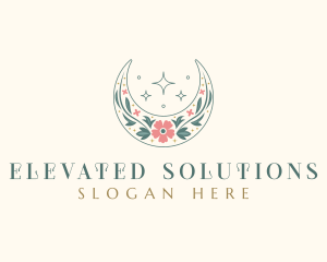 Floral Celestial Boutique logo design