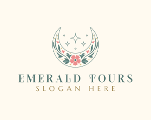 Floral Celestial Boutique logo design