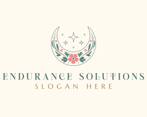 Floral Celestial Boutique logo design