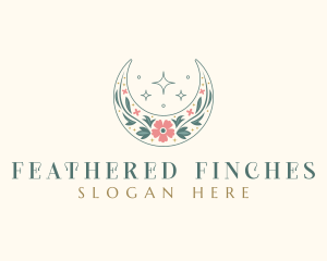 Floral Celestial Boutique logo design