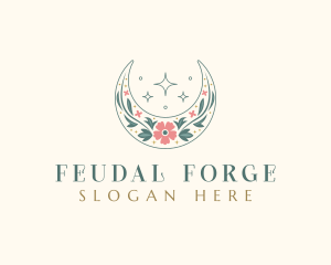 Floral Celestial Boutique logo design