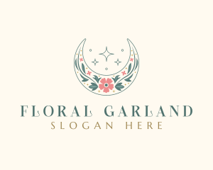 Floral Celestial Boutique logo design