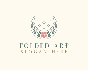 Floral Celestial Boutique logo design