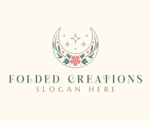 Floral Celestial Boutique logo design