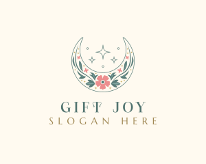 Floral Celestial Boutique logo design