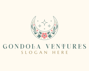 Floral Celestial Boutique logo design