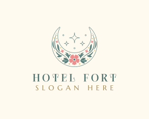 Floral Celestial Boutique logo design